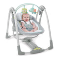 Ingenuity Gungstol Ingenuity Compact Swing - Hugs & Hoots Vit Grå