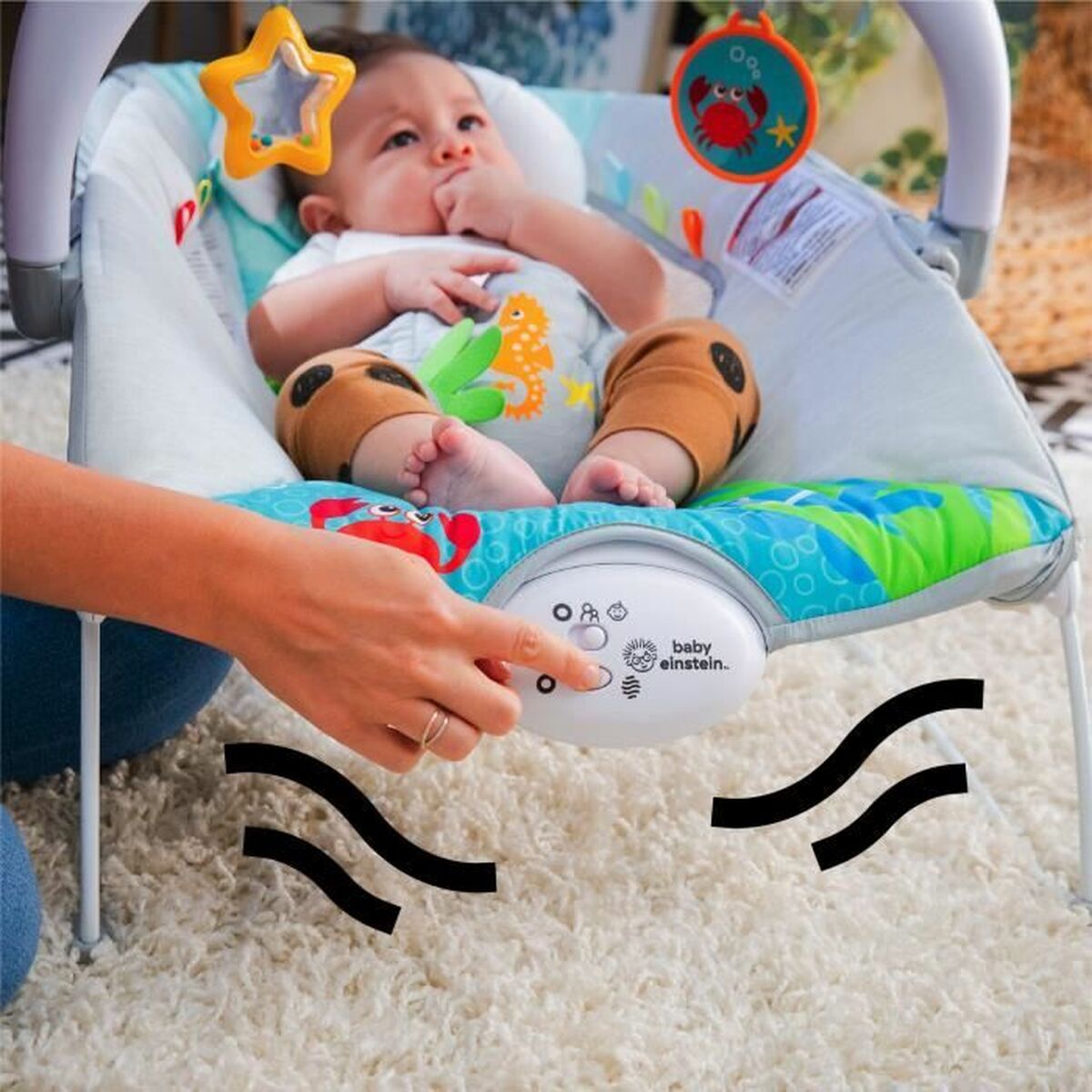 Baby Einstein Ocean Hängmatta För Bebis Baby Einstein Ocean Blå