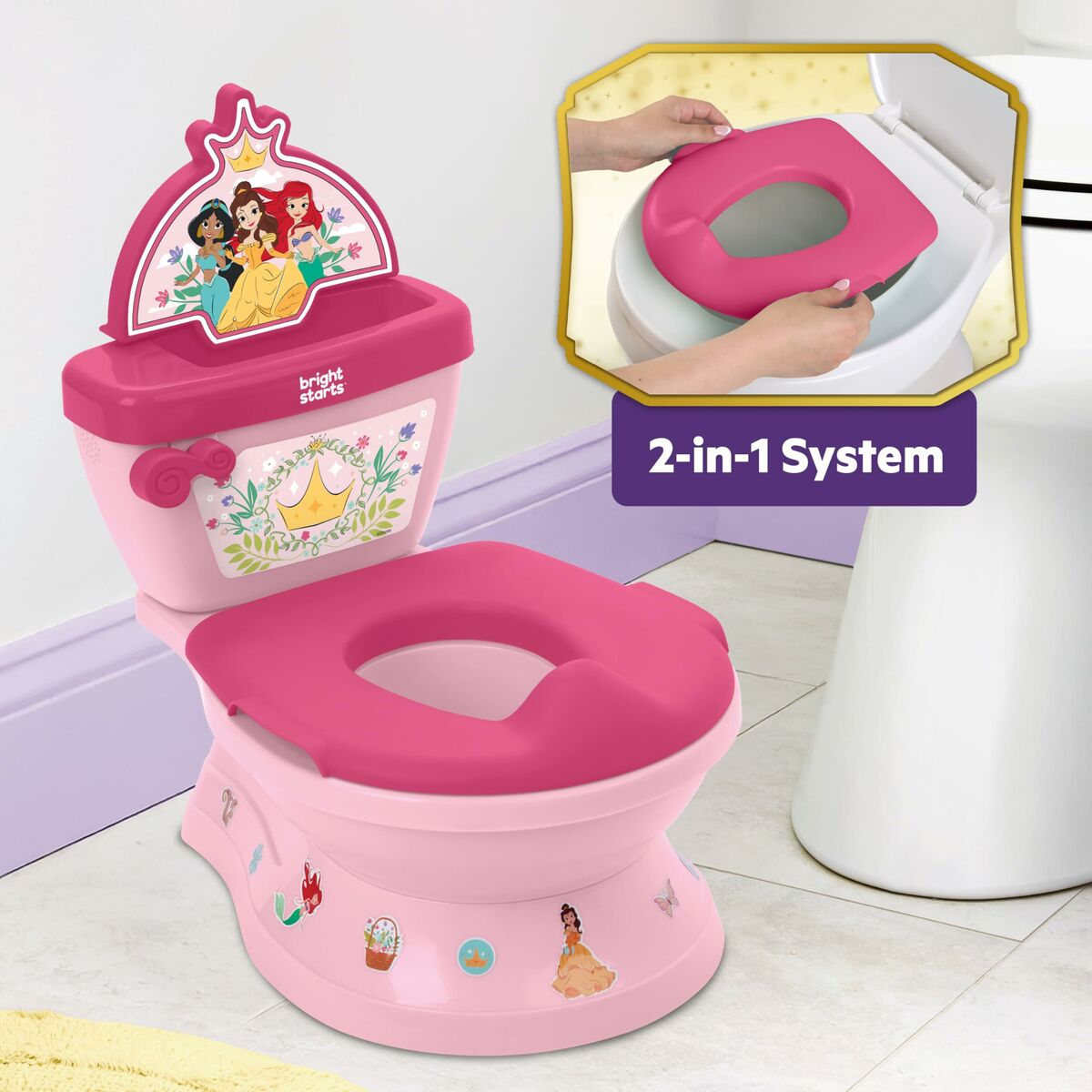 Bright Starts Potta Bright Starts Princess Disney Rosa