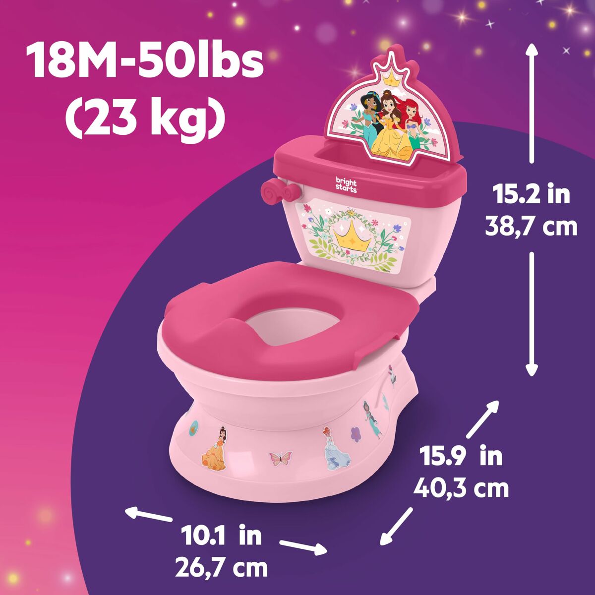 Bright Starts Potta Bright Starts Princess Disney Rosa