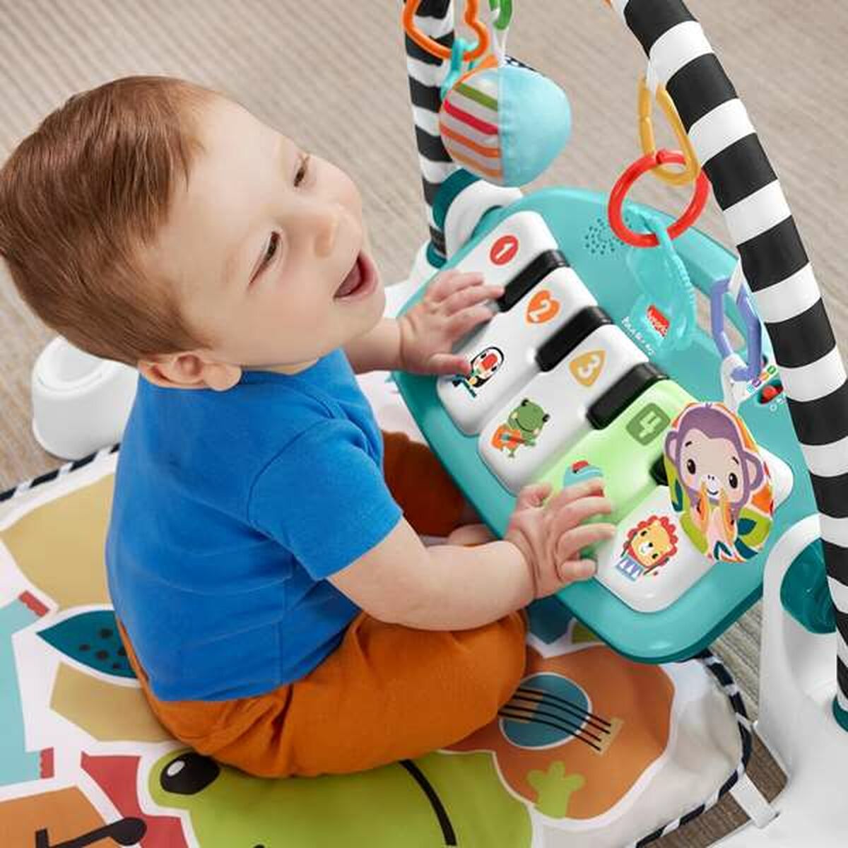 Fisher-Price Lekmatta Fisher-Price Kick And Play Plast Skallra Piano Es