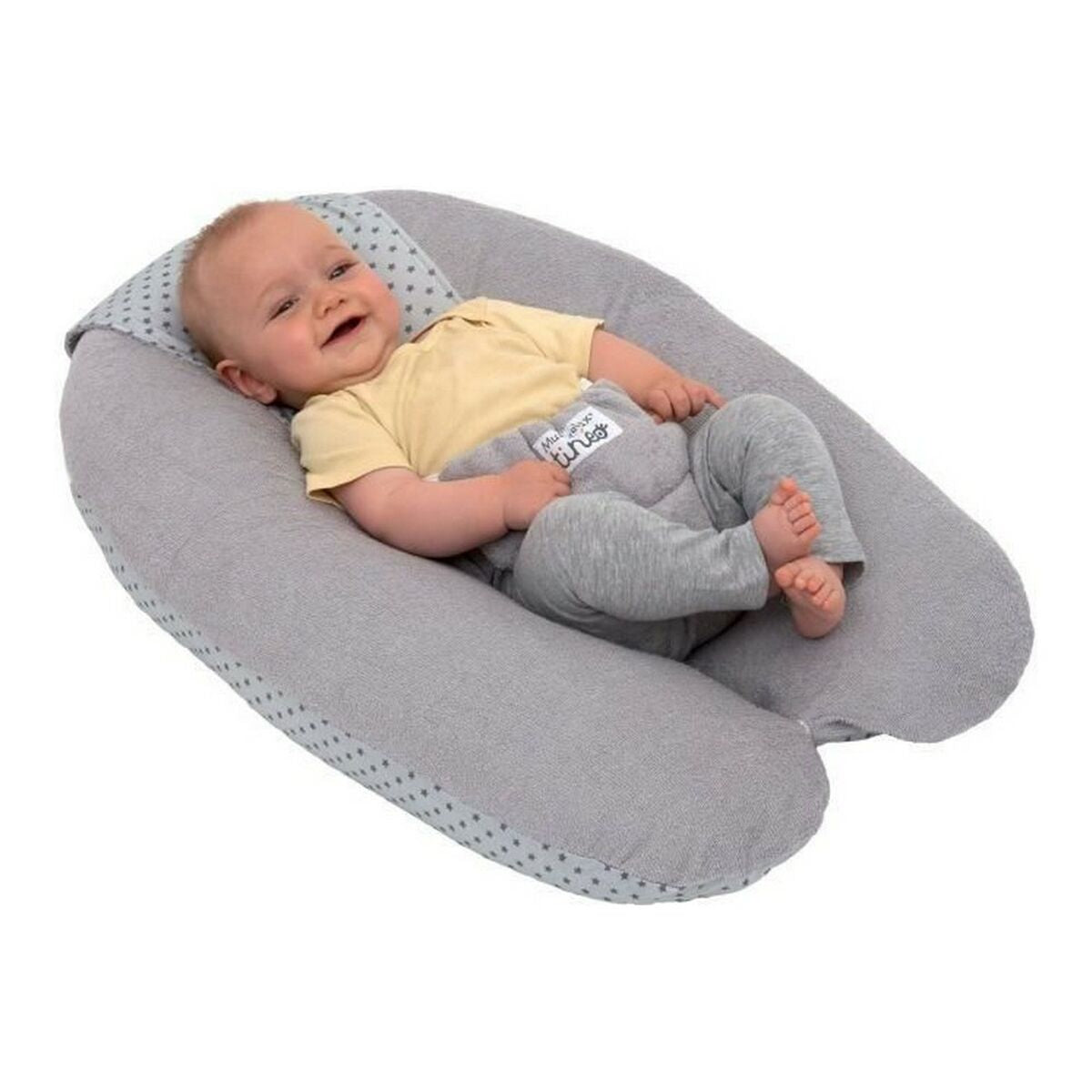 Tineo Breastfeeding Cushion Tineo Polka Dots Grå