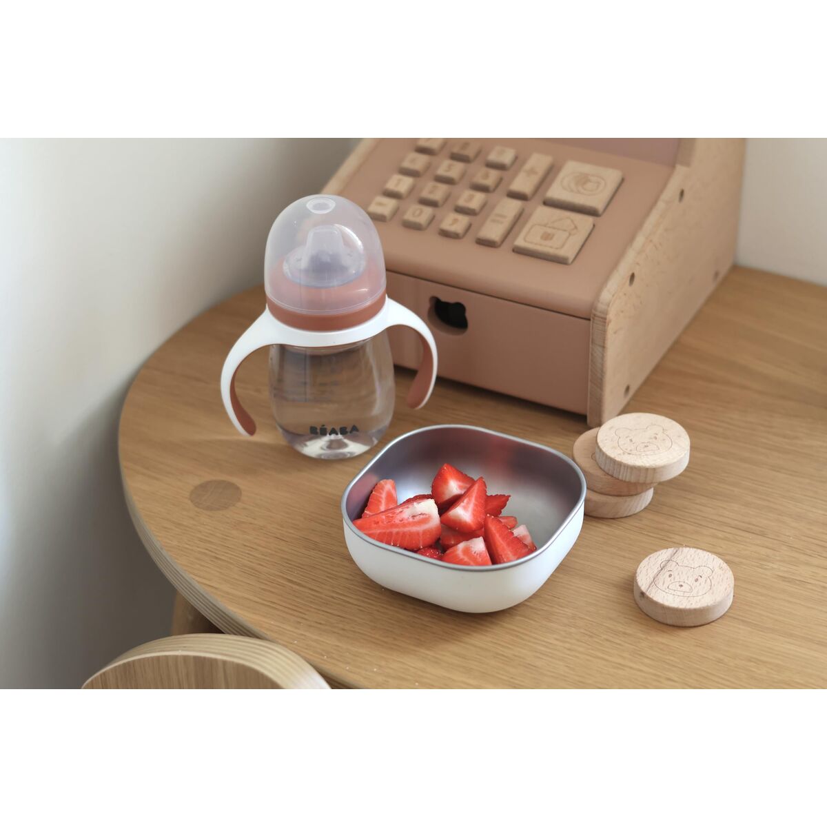 Béaba Övningskoppen Béaba Orange 210 Ml