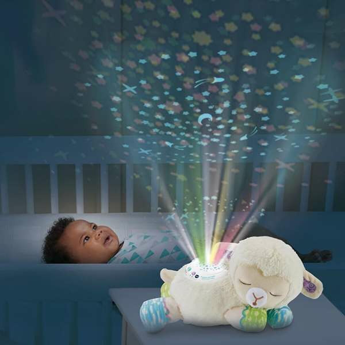 Vtech Kramgott Får Med Led-Projektor Vtech Sweet Dreams 15 X 32 X 12 Cm