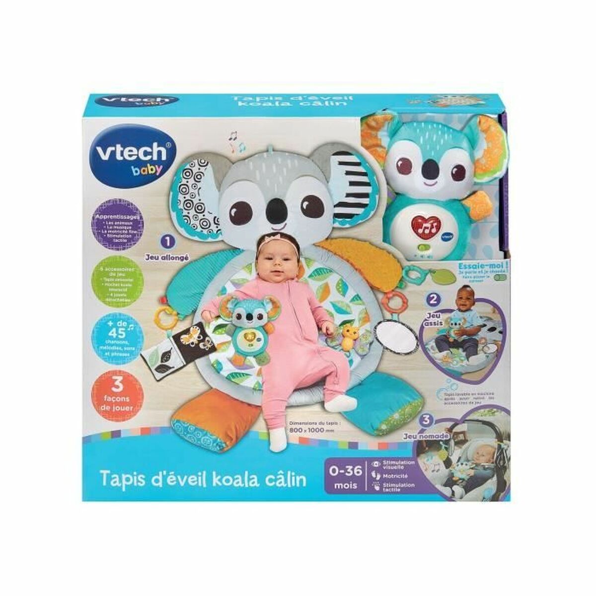 Vtech Baby Aktivitetscentrum Vtech Baby Koala Cuddle Activity Mat