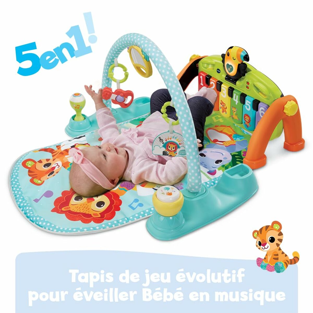 Vtech Baby Lekmatta Vtech Baby Tap Tap Papp Plast Piano