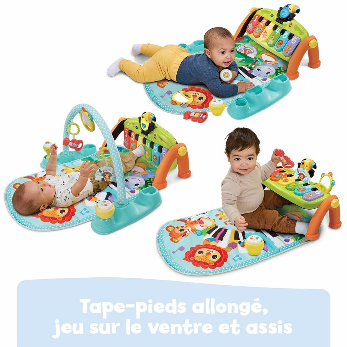 Vtech Baby Lekmatta Vtech Baby Tap Tap Papp Plast Piano
