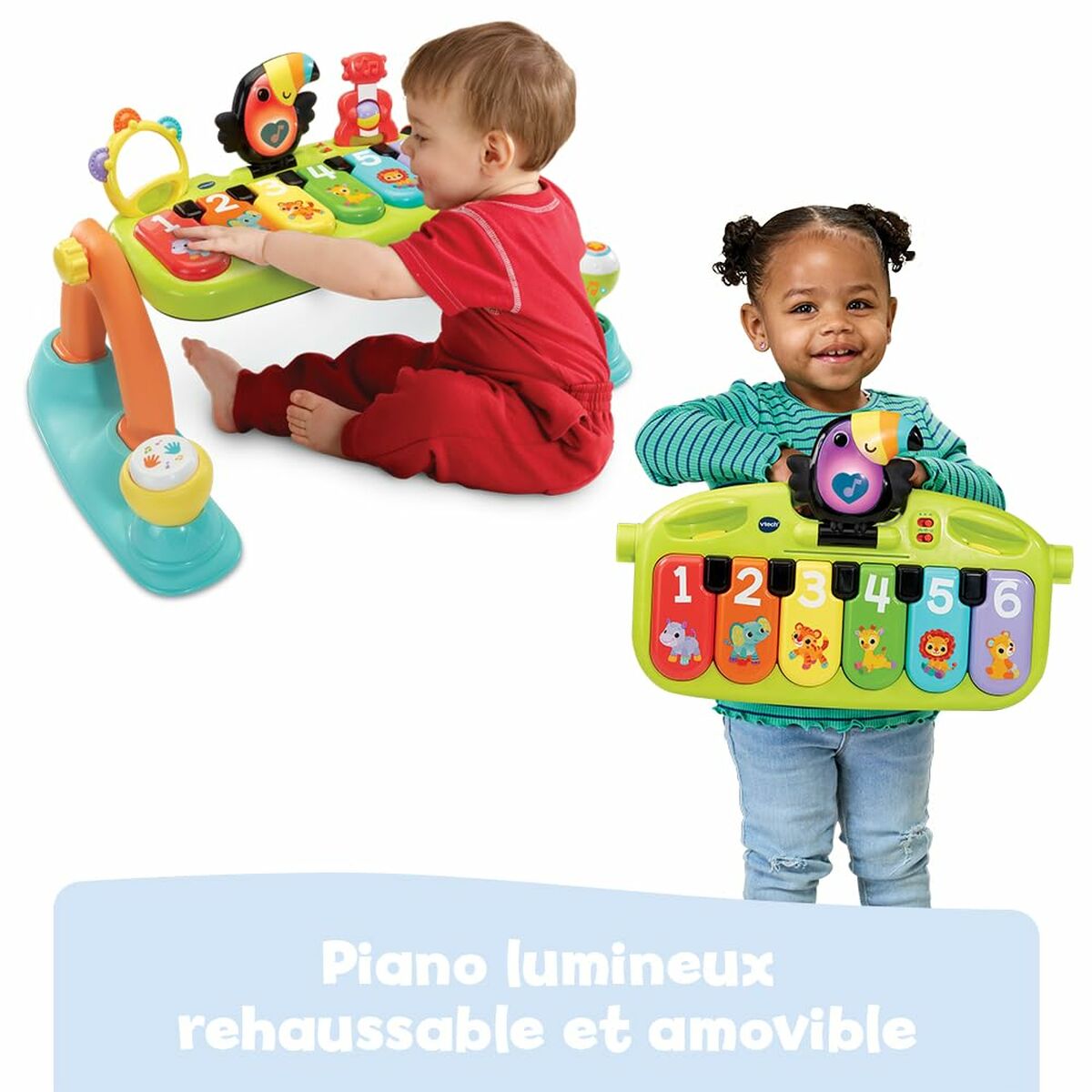 Vtech Baby Lekmatta Vtech Baby Tap Tap Papp Plast Piano