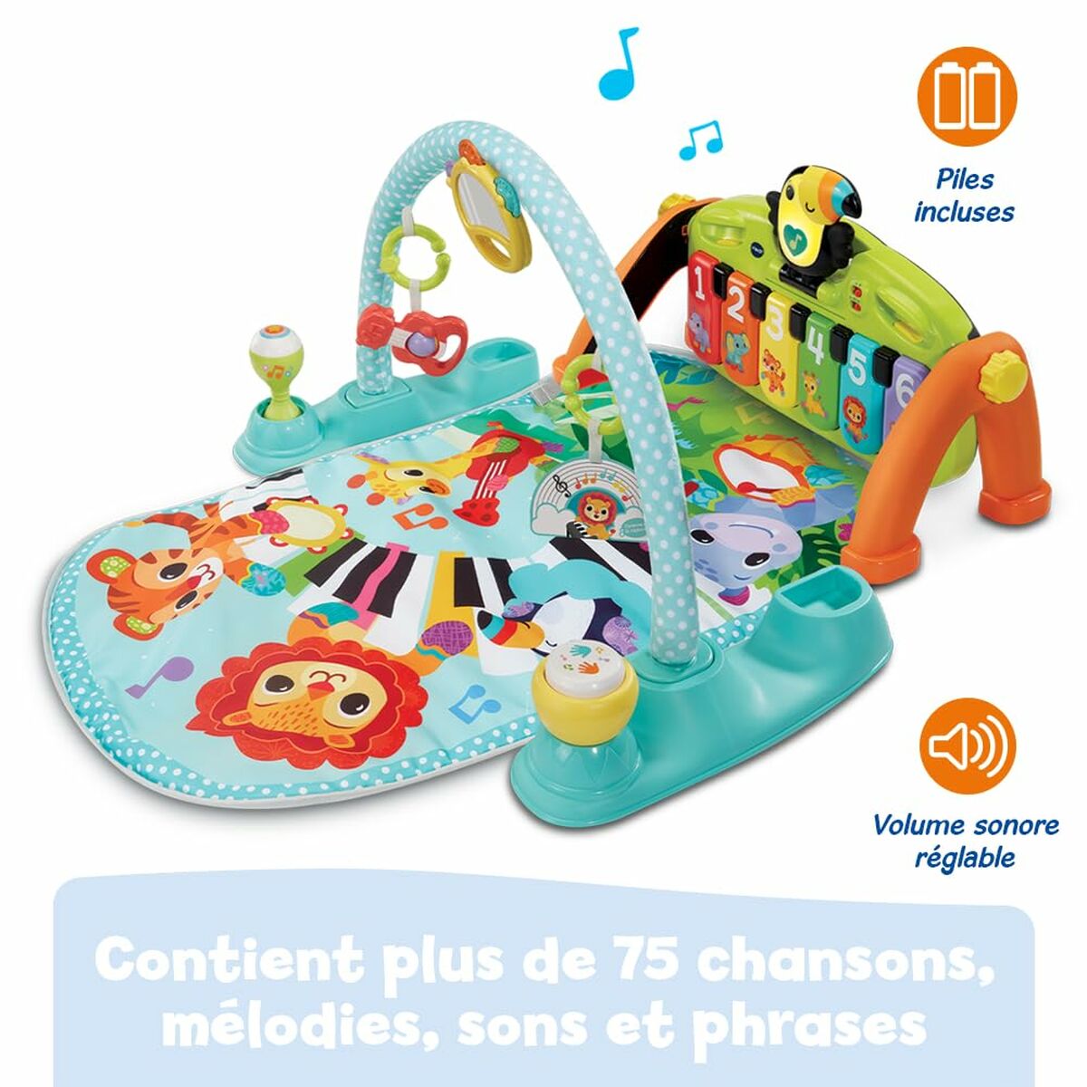 Vtech Baby Lekmatta Vtech Baby Tap Tap Papp Plast Piano