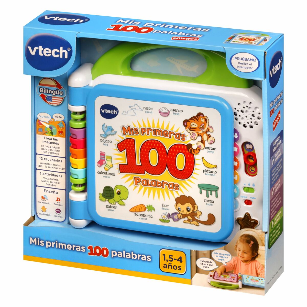 Vtech Interaktiv Barnbok Vtech Mis Primeras 100 Palabras