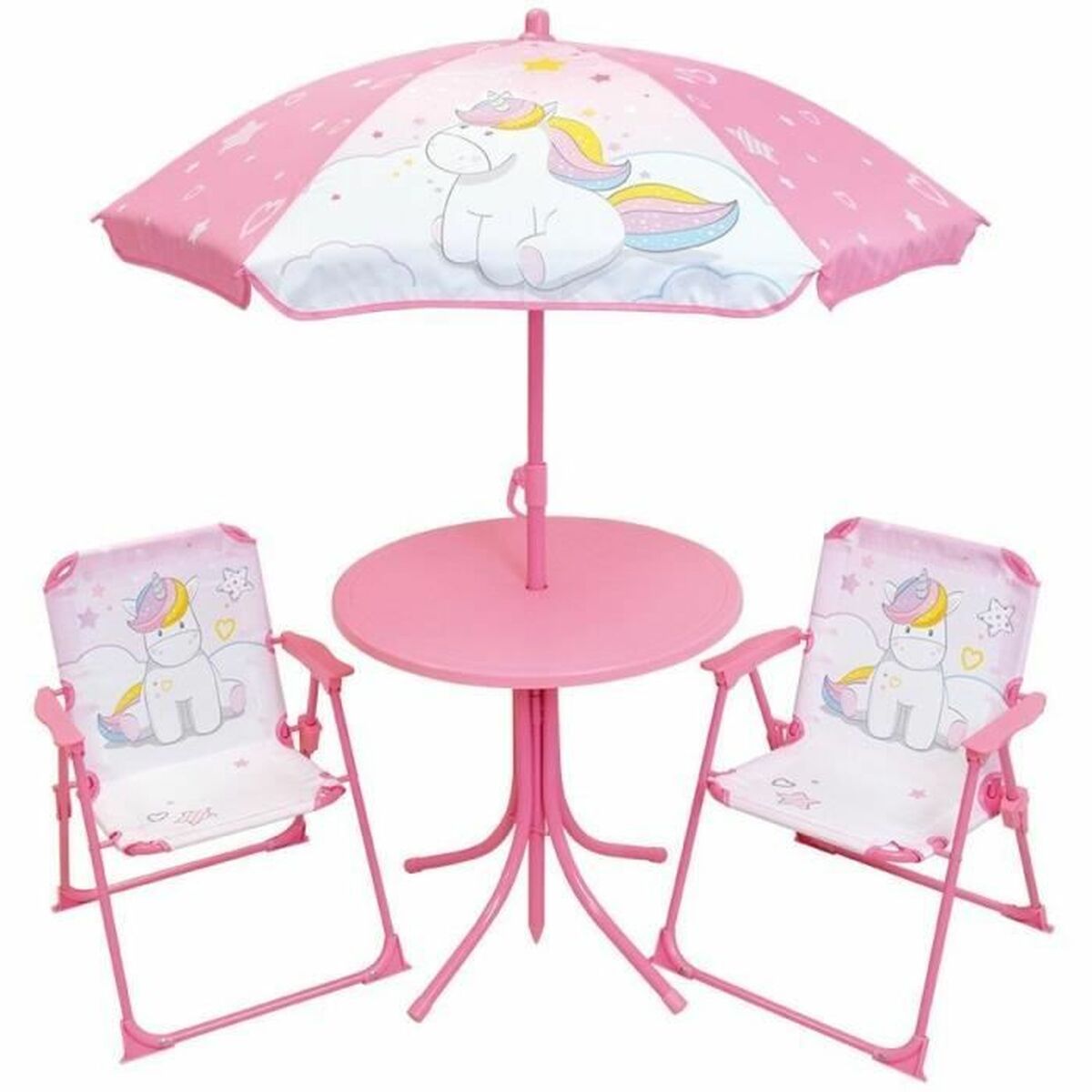 Fun House Bord Och Stol För Barn Fun House Unicorn Rosa