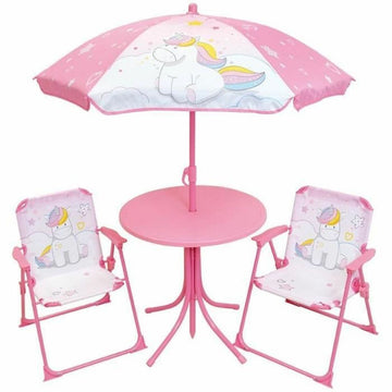 Fun House Bord Och Stol För Barn Fun House Unicorn Rosa