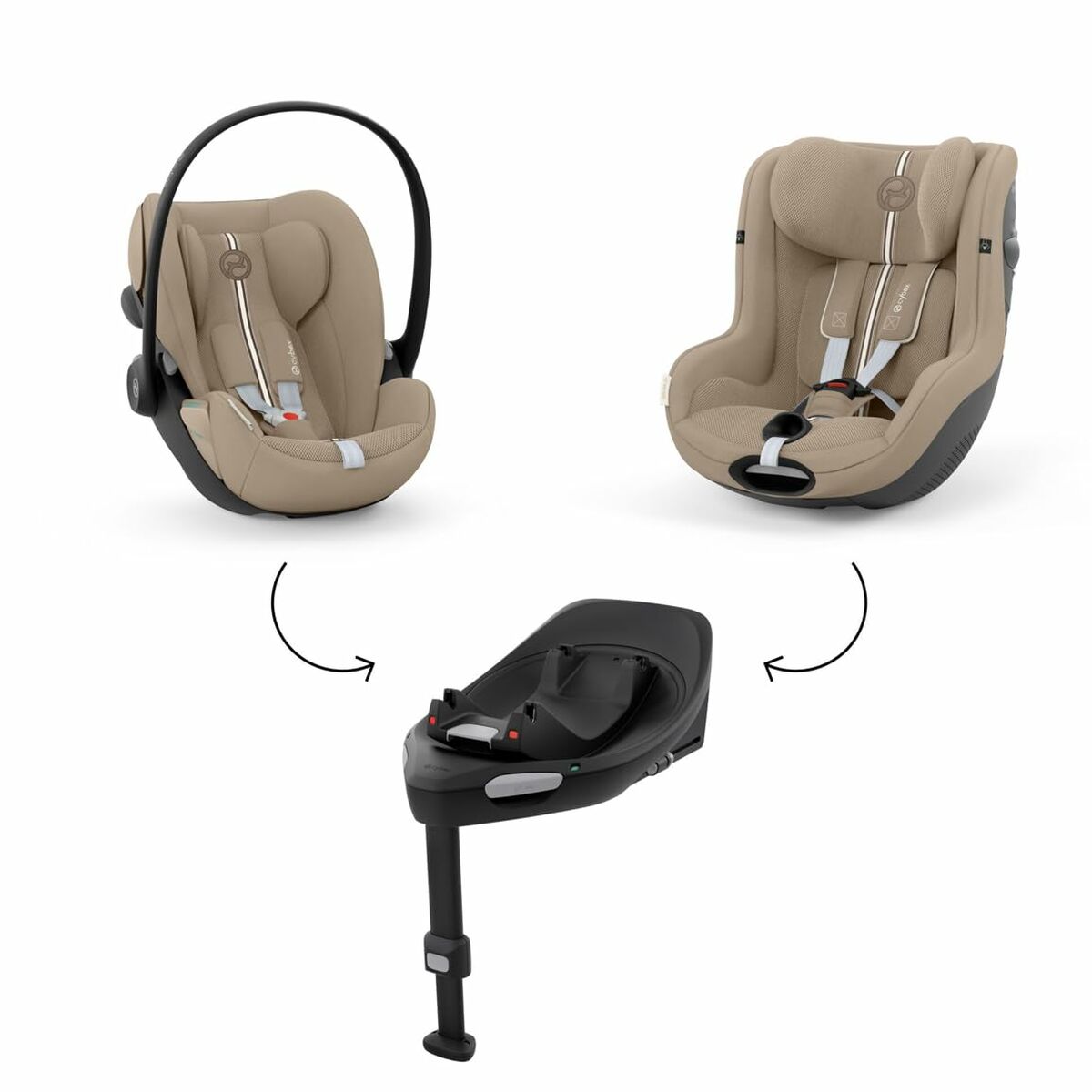 Cybex Bilstol Cybex Cloud G I-Size Plus Beige 0+ (De 0 A 13 Kilos) Barn Ece R129/04