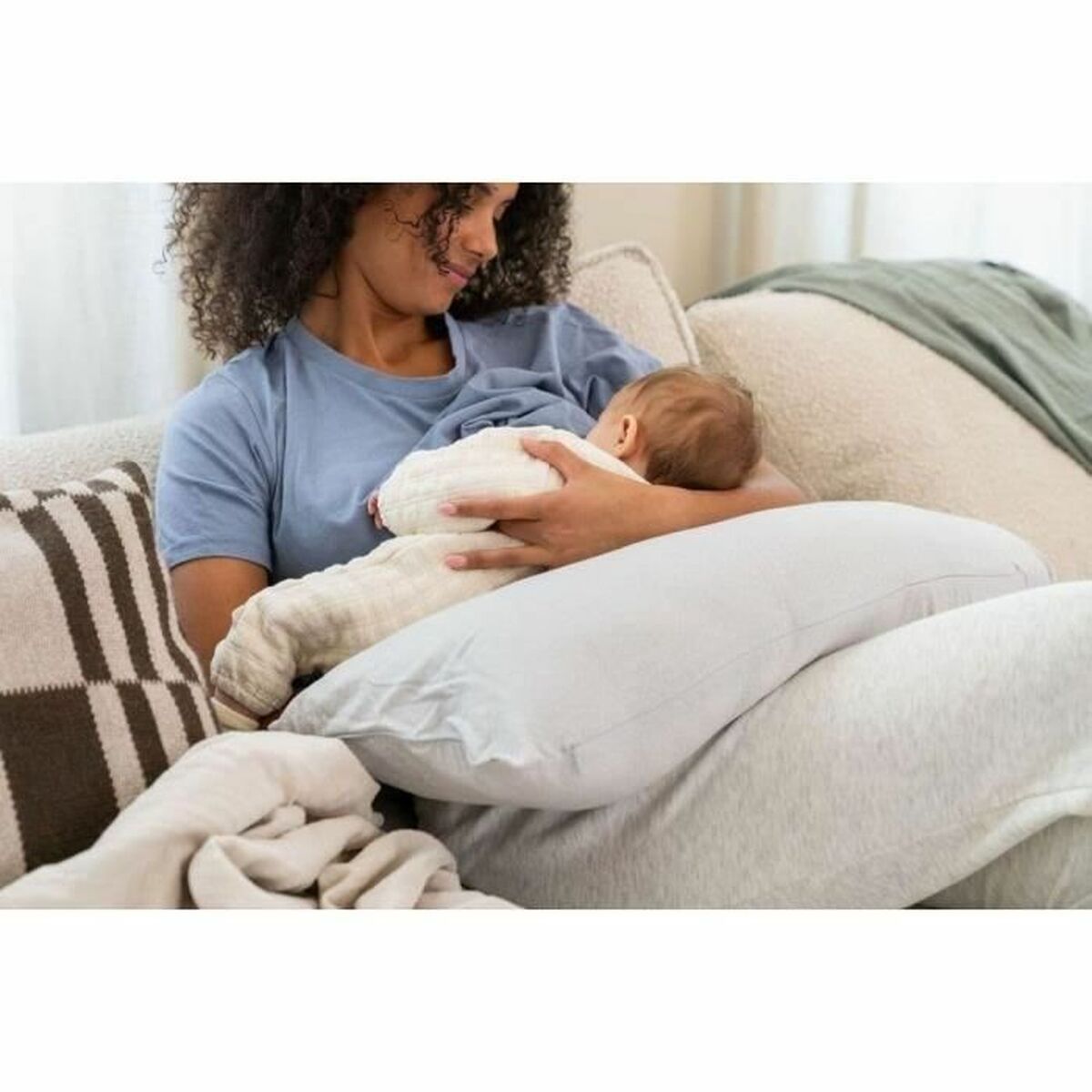 Doomoo Breastfeeding Cushion Doomoo Grå Xxl (2 Antal)