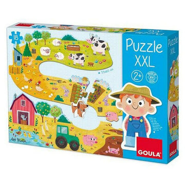 Goula Bebis Bondgård Pussel Xxl Goula 53176 (17 Pcs)