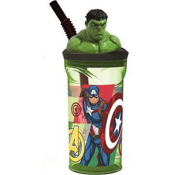 The Avengers Muggen Med Sugrör The Avengers Seven Wonders Hulk 360 Ml