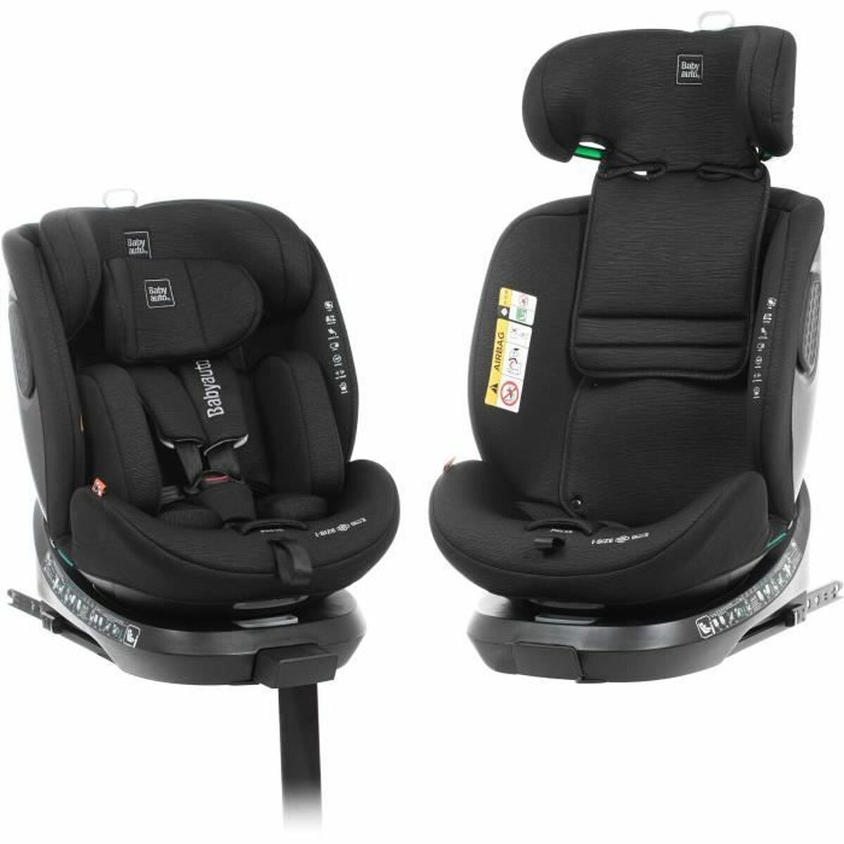 Babyauto Bilstol Babyauto Core Svart 0 (De 0 A 10 Kilos) I (9 - 18 Kg) Ii (15-25 Kg) Iii (22 - 36 Kg) Barn Ece R129/04