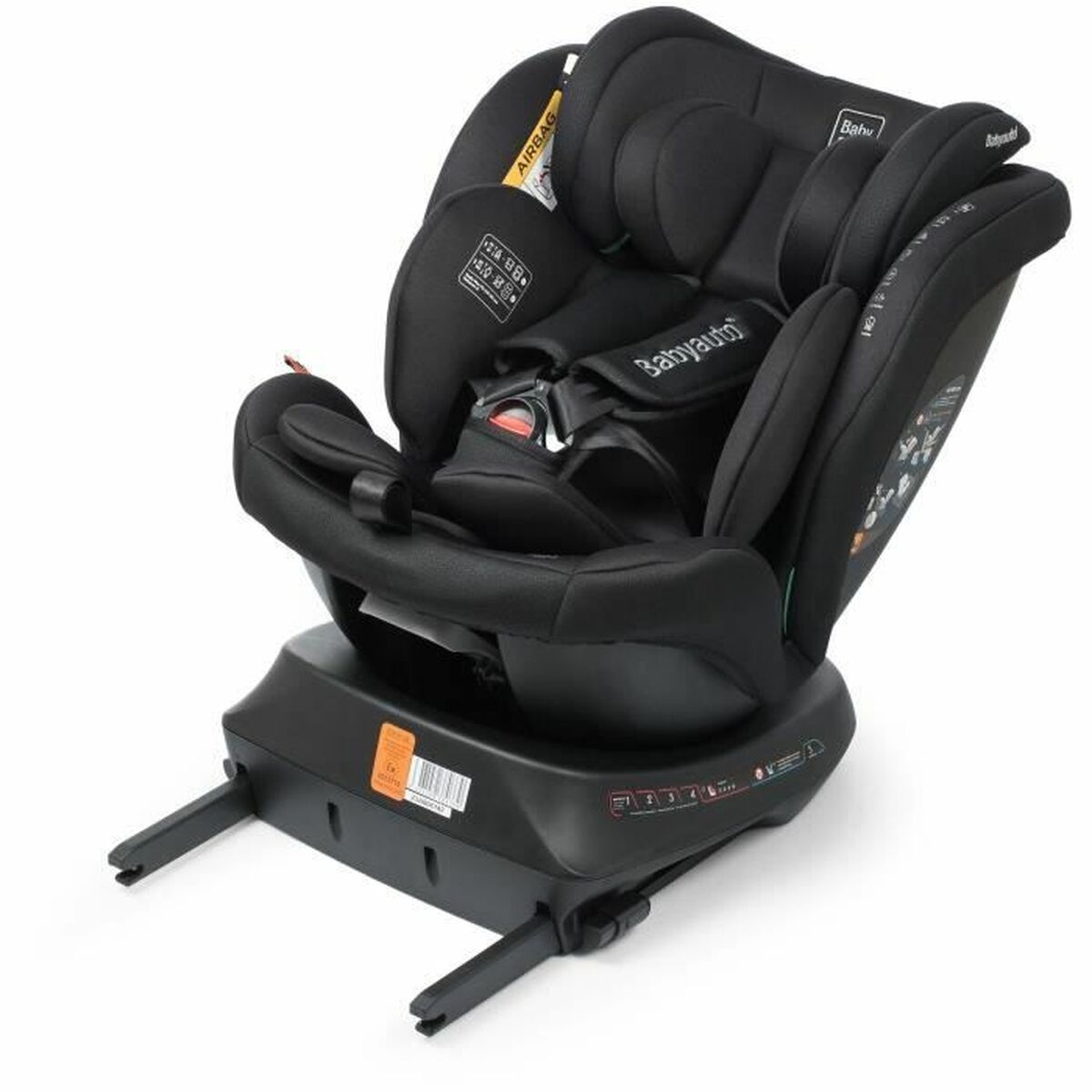 Babyauto Bilstol Babyauto Rodia Svart 0 (De 0 A 10 Kilos) I (9 - 18 Kg) Ii (15-25 Kg) Iii (22 - 36 Kg) Barn Ece R129/04