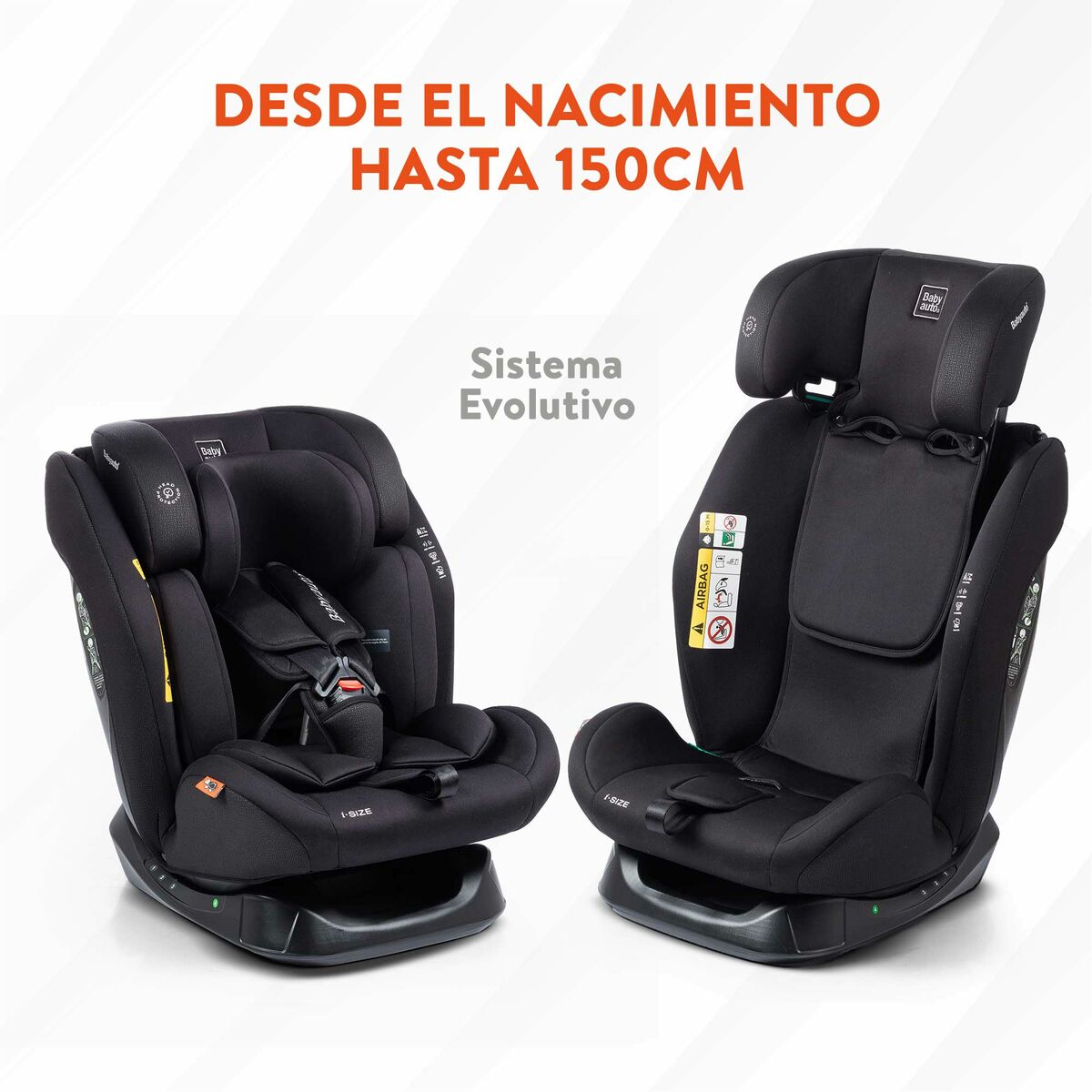 Babyauto Bilstol Babyauto Lolo Ibelt Svart 0 (De 0 A 10 Kilos) I (9 - 18 Kg) Ii (15-25 Kg) Iii (22 - 36 Kg) Barn Ece R129/04
