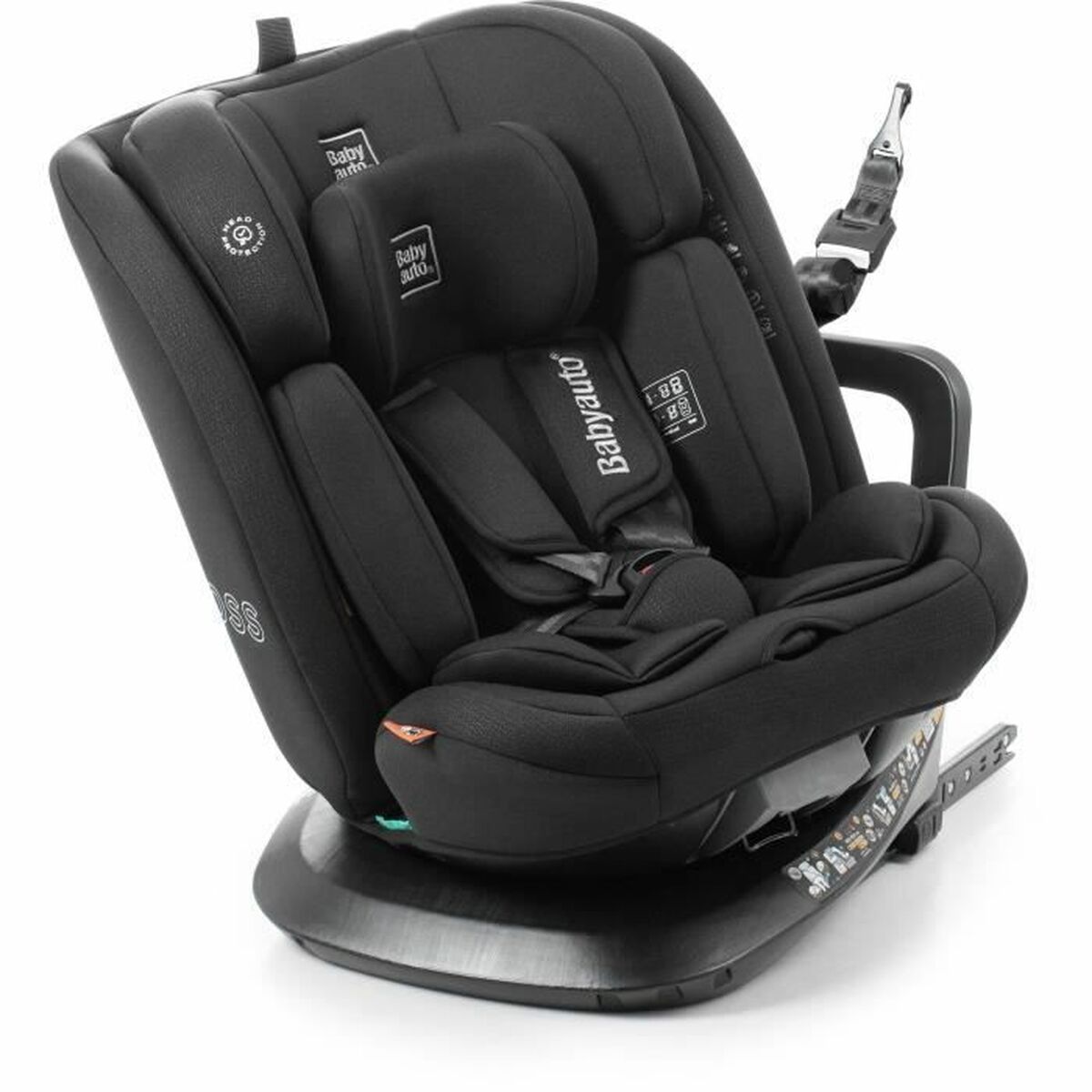 Babyauto Bilstol Babyauto Across Svart 0 (De 0 A 10 Kilos) I (9 - 18 Kg) Ii (15-25 Kg) Iii (22 - 36 Kg) Barn Ece R129/04
