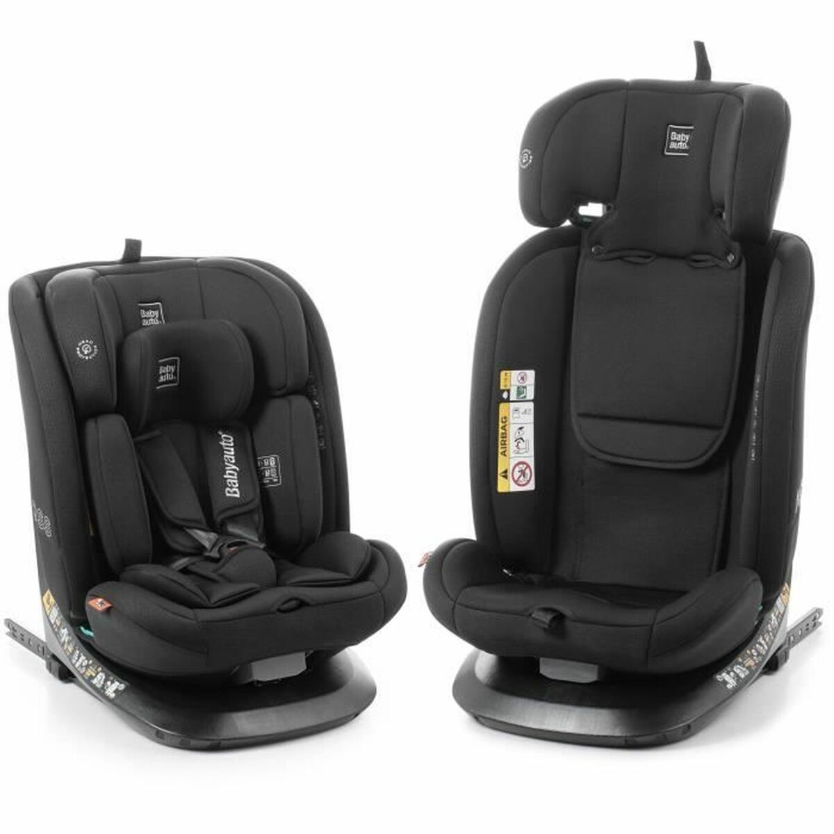 Babyauto Bilstol Babyauto Across Svart 0 (De 0 A 10 Kilos) I (9 - 18 Kg) Ii (15-25 Kg) Iii (22 - 36 Kg) Barn Ece R129/04