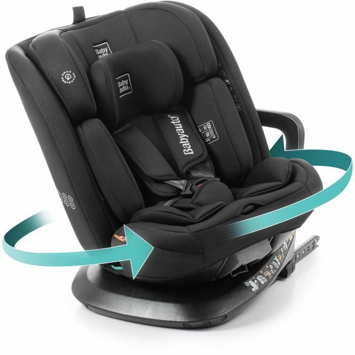 Babyauto Bilstol Babyauto Across Svart 0 (De 0 A 10 Kilos) I (9 - 18 Kg) Ii (15-25 Kg) Iii (22 - 36 Kg) Barn Ece R129/04