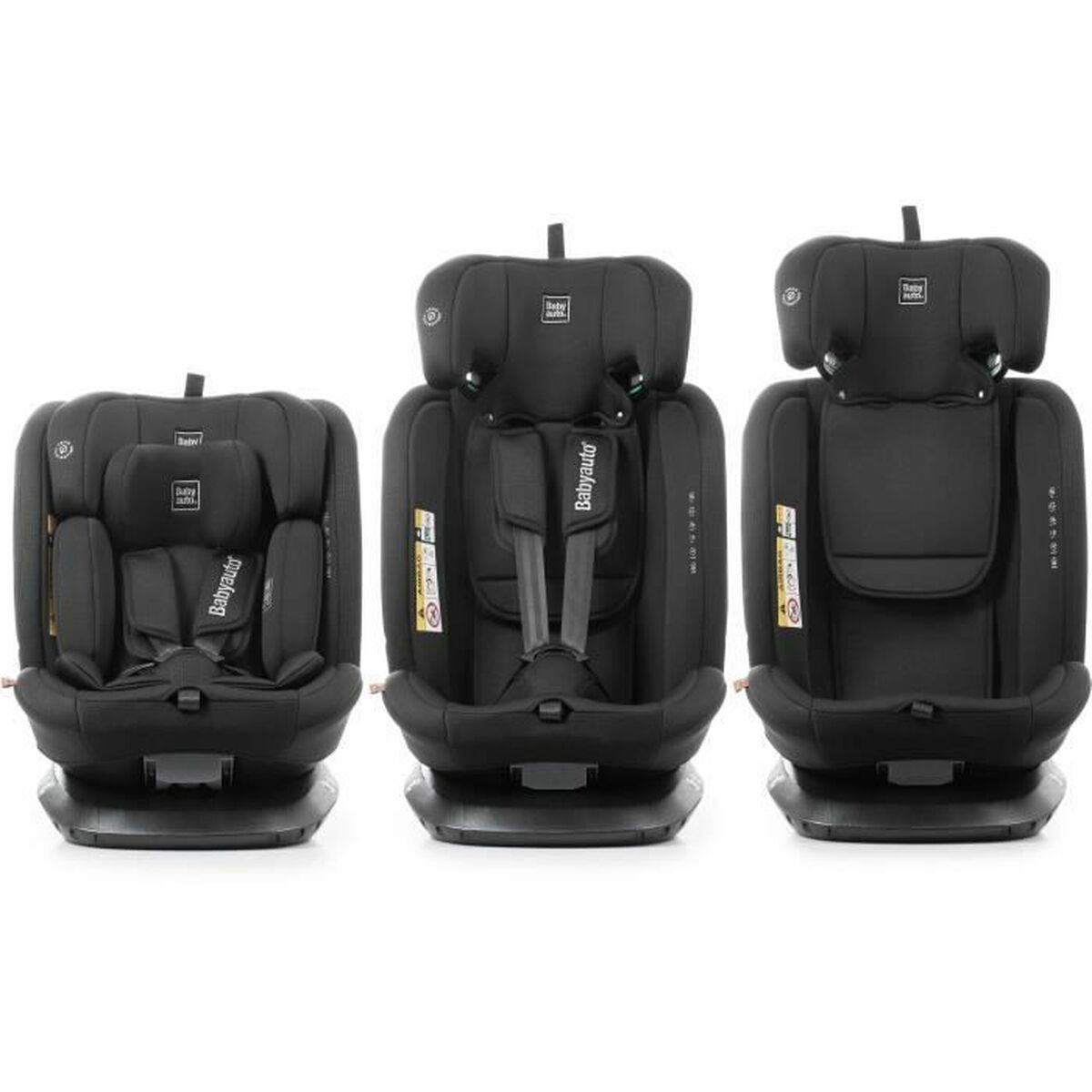 Babyauto Bilstol Babyauto Across Svart 0 (De 0 A 10 Kilos) I (9 - 18 Kg) Ii (15-25 Kg) Iii (22 - 36 Kg) Barn Ece R129/04