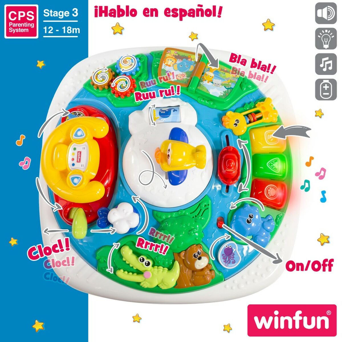 Winfun Aktivitetscentrum Winfun 2 Antal 47 X 41 X 47 Cm