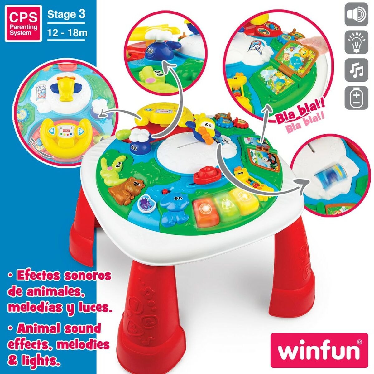 Winfun Aktivitetscentrum Winfun 2 Antal 47 X 41 X 47 Cm