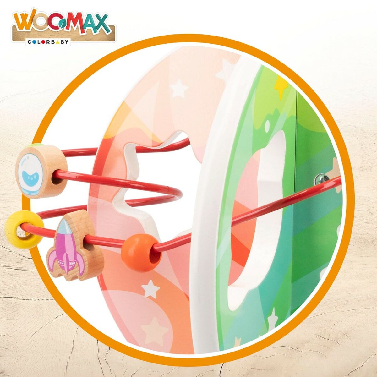 Woomax Aktivitetscentrum Woomax 2 Antal 25,5 X 20,5 X 20 Cm