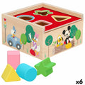 Disney Barnpussel I Trä Disney 5 Delar 13,5 X 7,5 X 13 Cm (6 Antal)