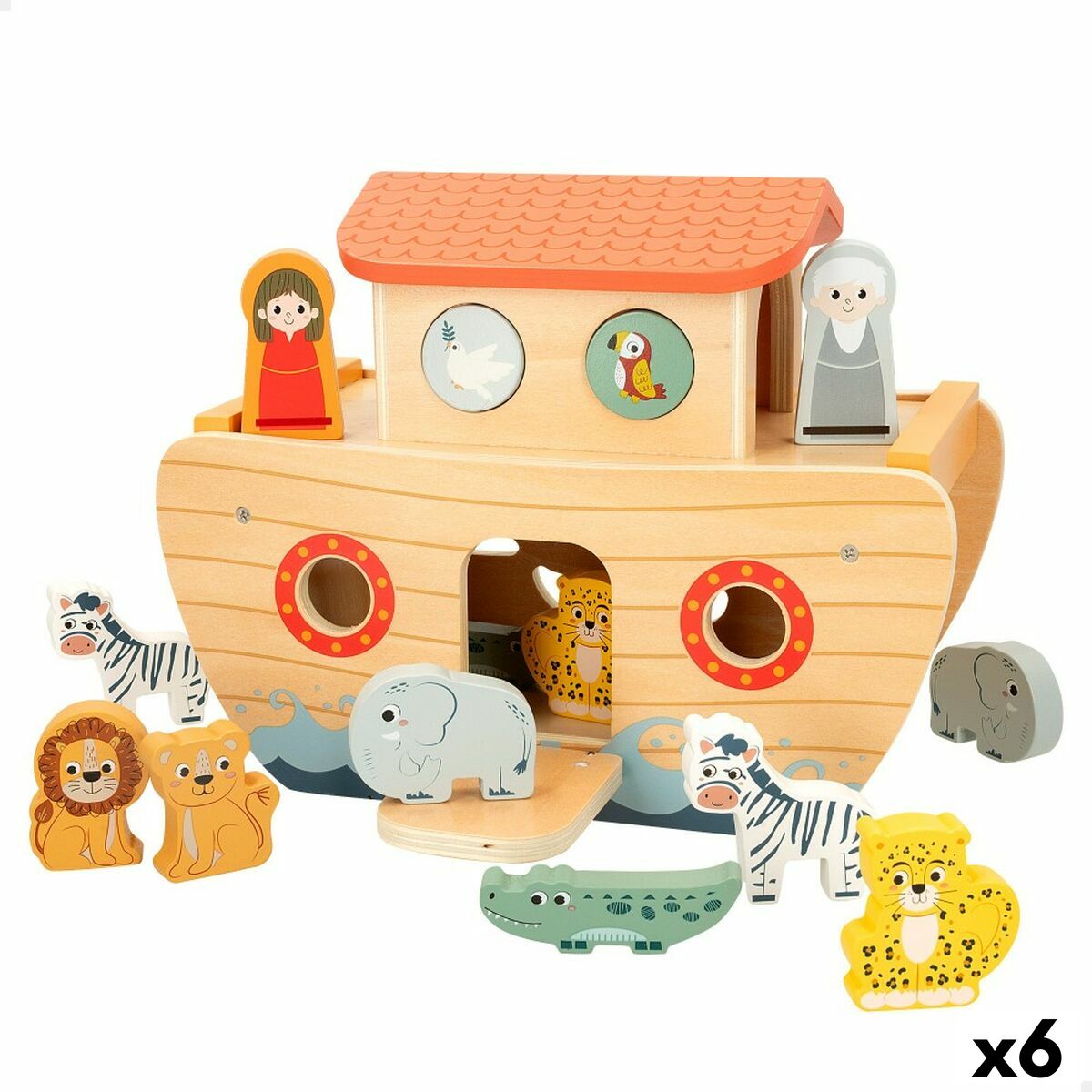 Woomax Bebisleksak Woomax Djur (6 Antal)