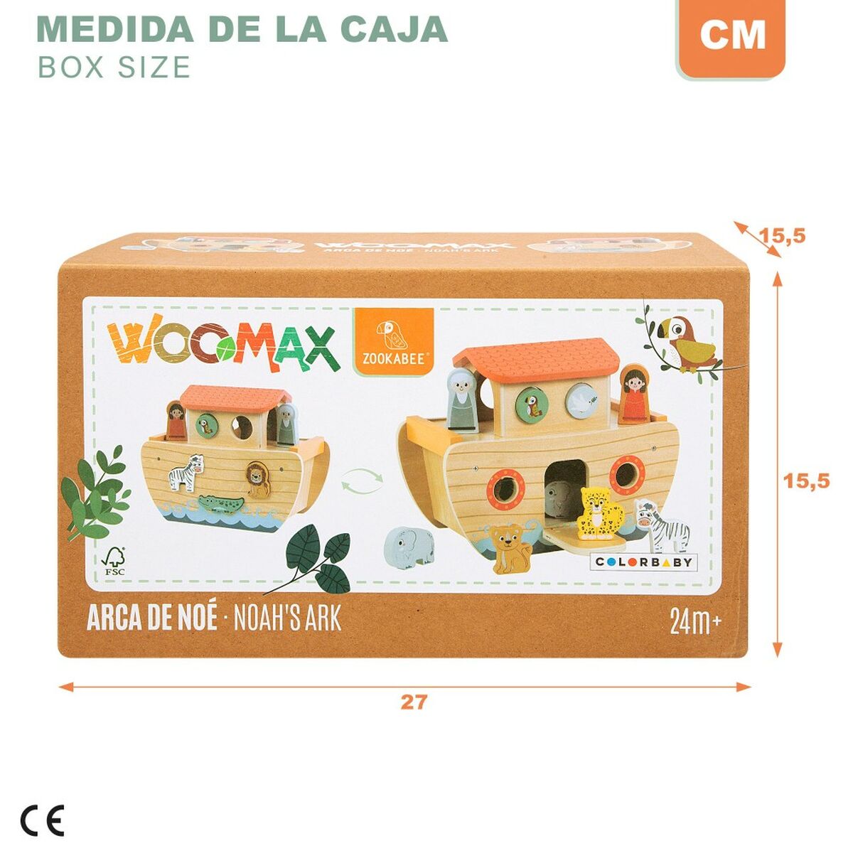 Woomax Bebisleksak Woomax Djur (6 Antal)