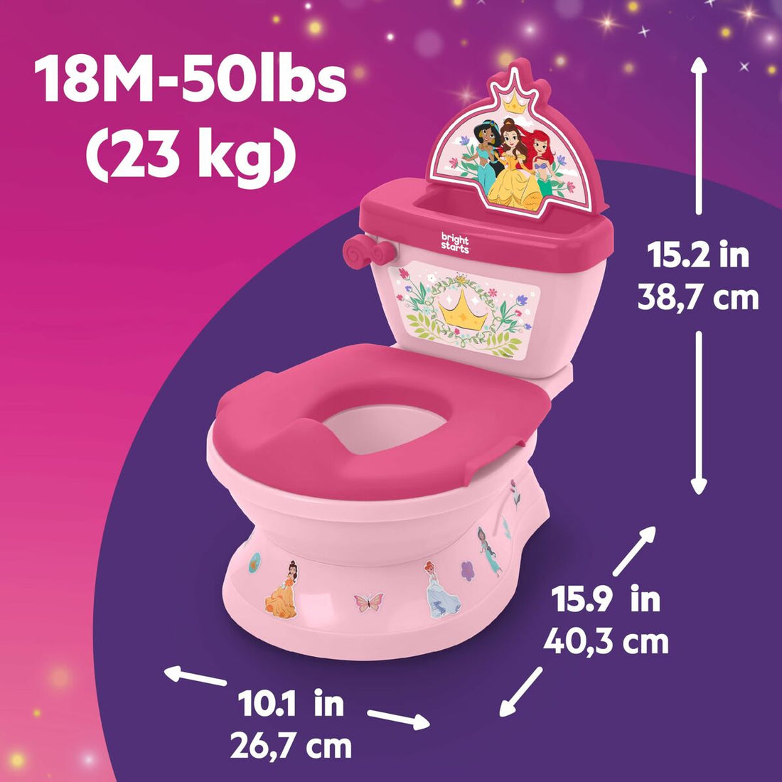 Bright Starts Potta Bright Starts Princess Disney Rosa