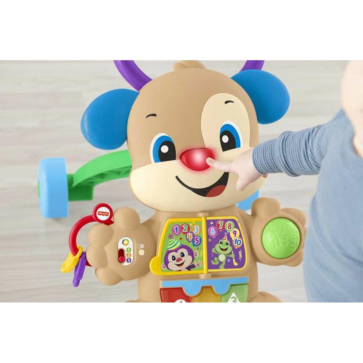 Fisher-Price Gångram Med Hjul Fisher-Price Ljud Ljus Hund Flera Språk