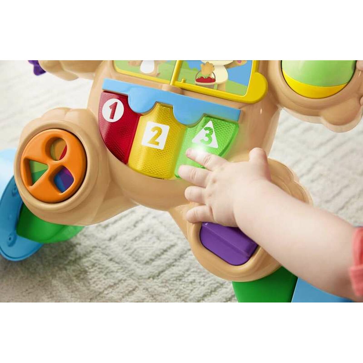 Fisher-Price Gångram Med Hjul Fisher-Price Ljud Ljus Hund Flera Språk