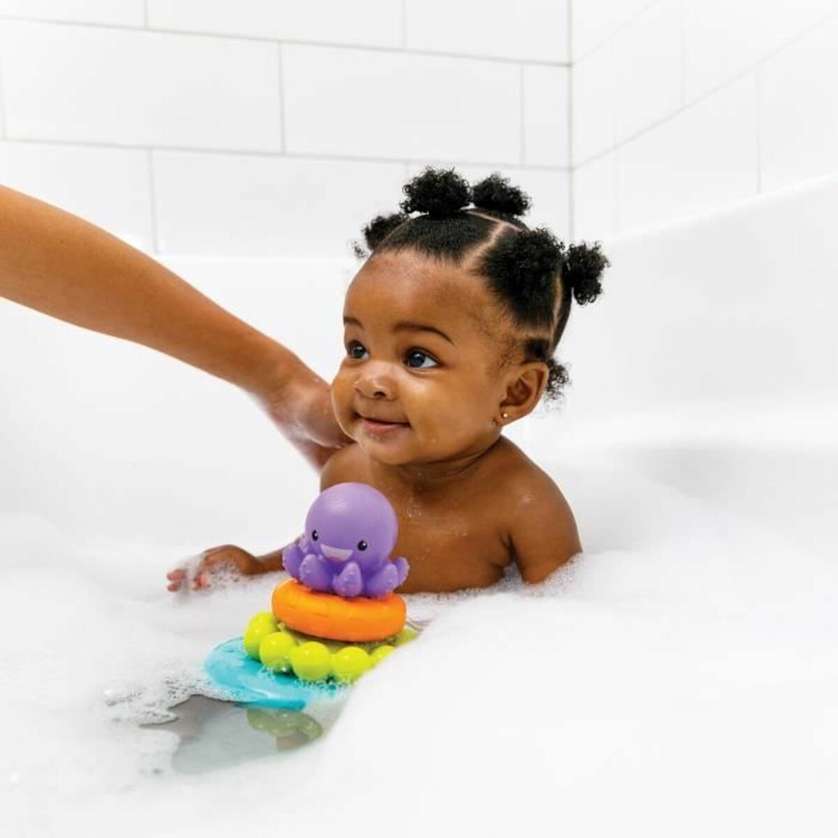 Infantino Balanserande Pyramid Infantino Octopus Bath Pyramid