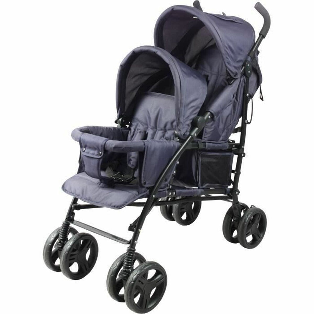 Bambisol Barnvagn Bambisol Double Cane Marinblå