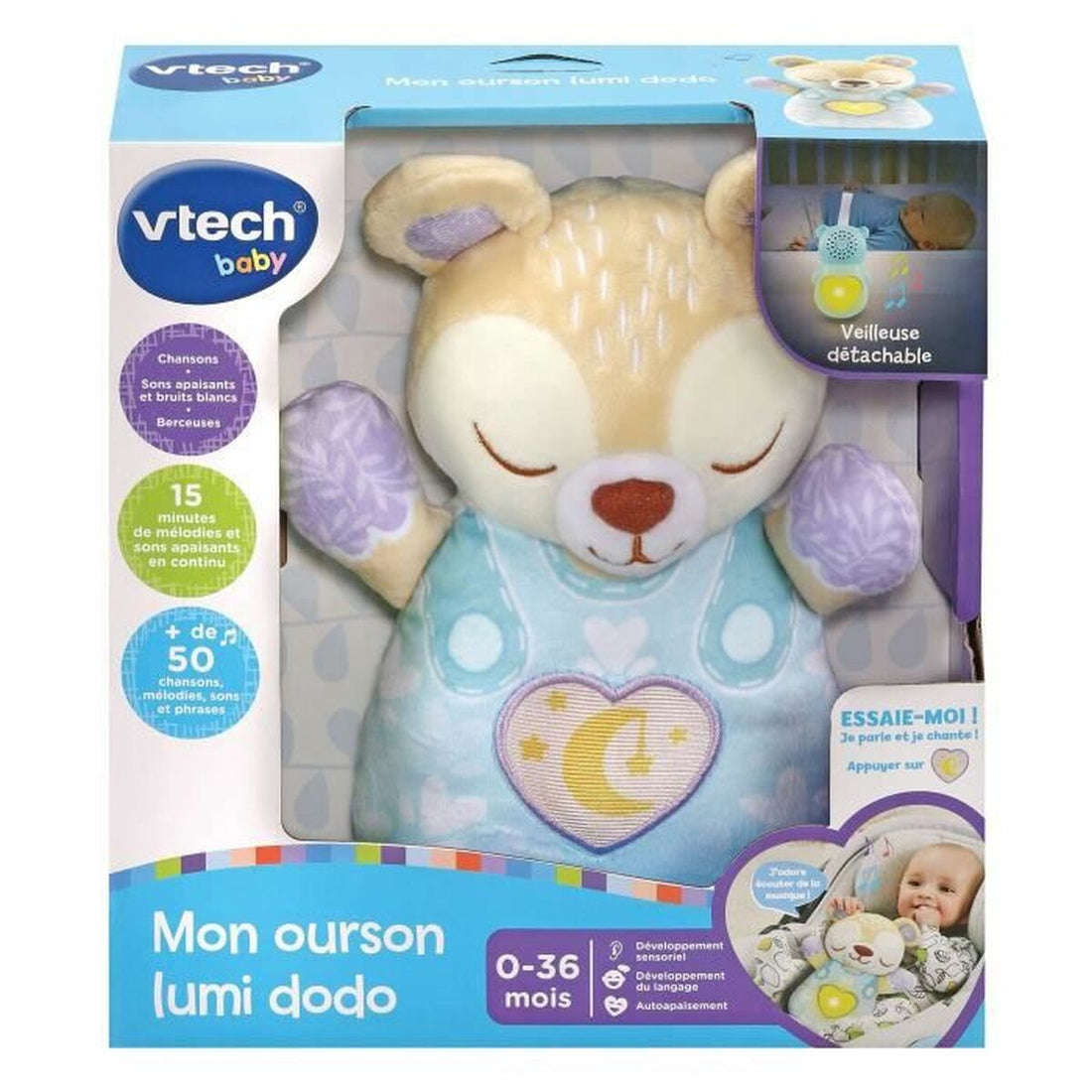 Vtech Baby Mjukdjur Med Ljud Vtech Baby Mon Ourson Lumi Dodo