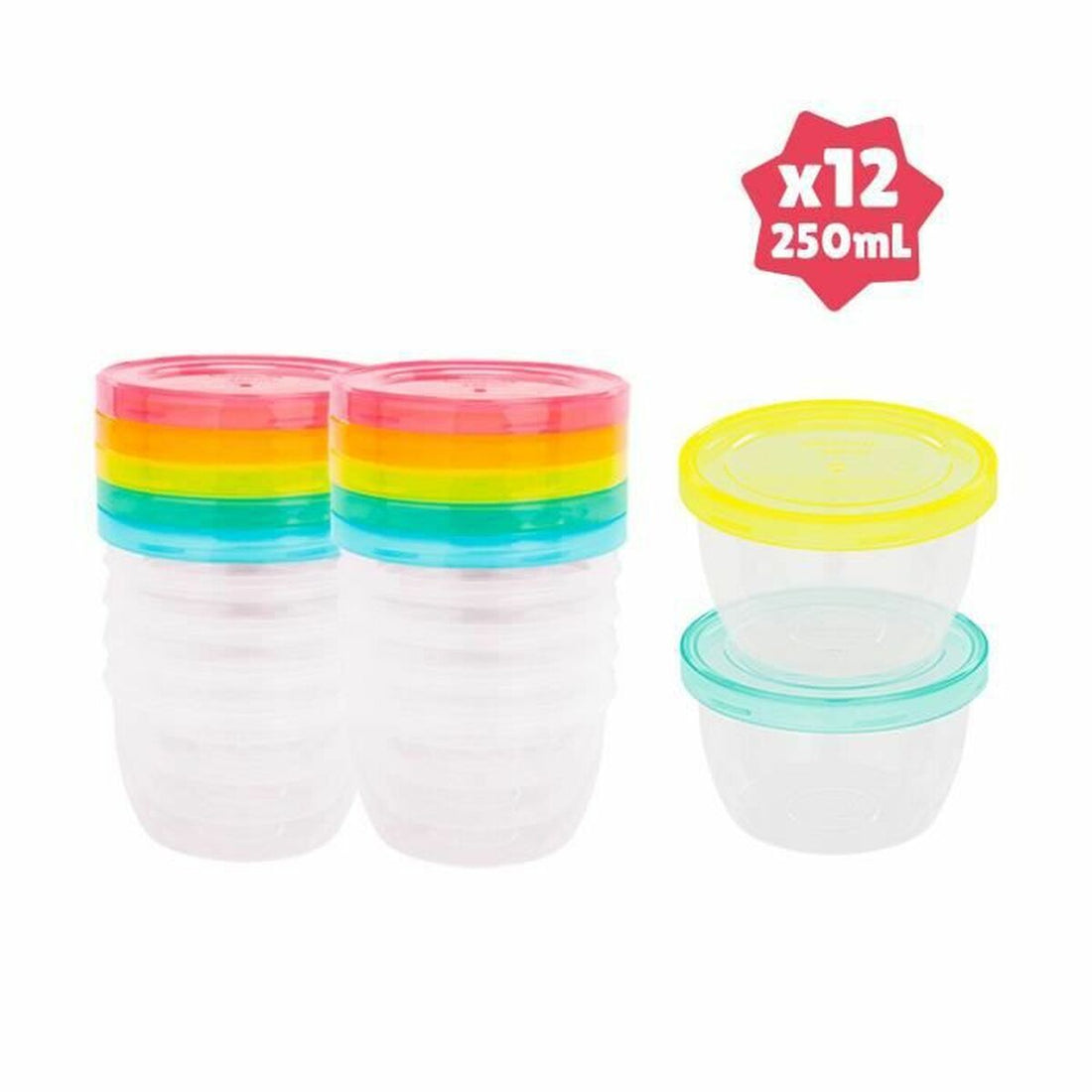 Badabulle Behållare För Matkonservering Badabulle 250 Ml 12 Antal