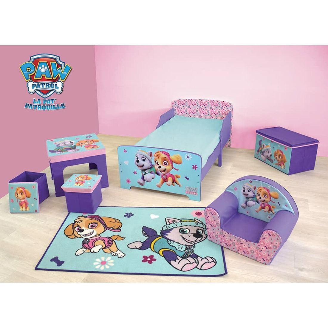 The Paw Patrol Säng The Paw Patrol 140 X 70 Cm