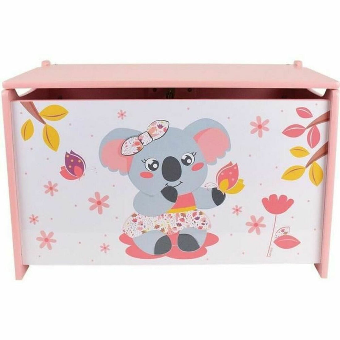 Fun House Koffert Fun House Cally Mimi Koala Rosa Trä 40 X 58 X 36 Cm