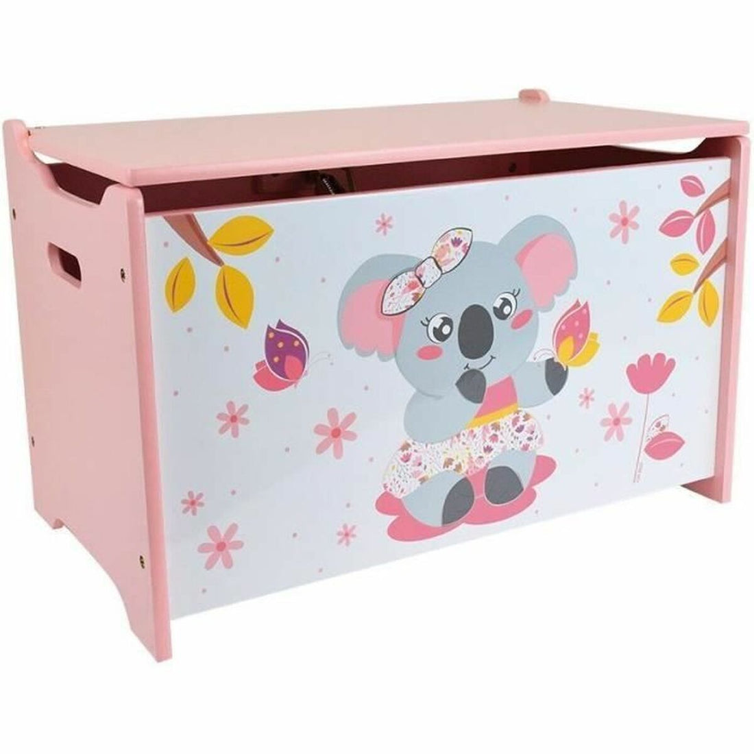 Fun House Koffert Fun House Cally Mimi Koala Rosa Trä 40 X 58 X 36 Cm