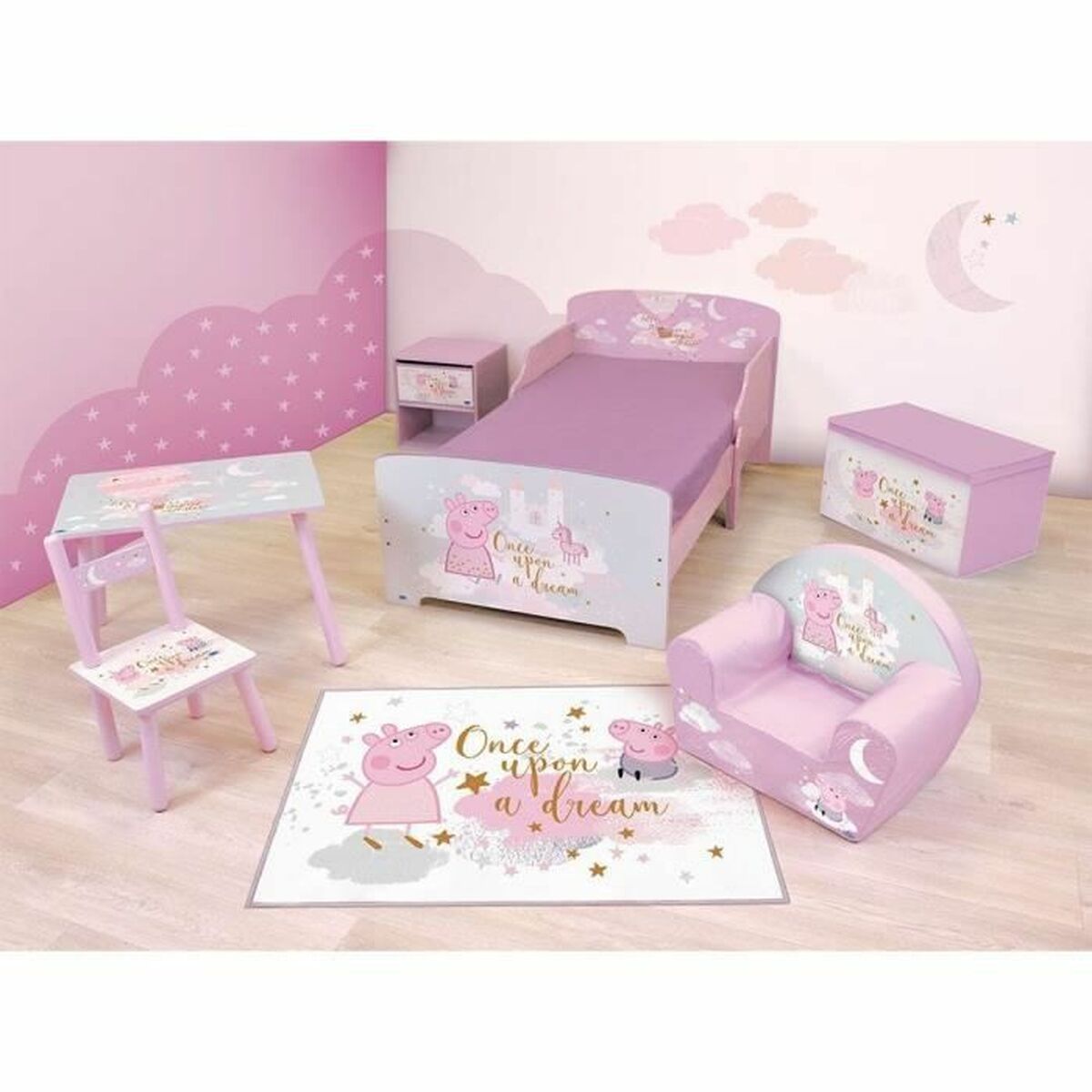 Fun House Säng Fun House Peppa Pig 140 X 70 Cm