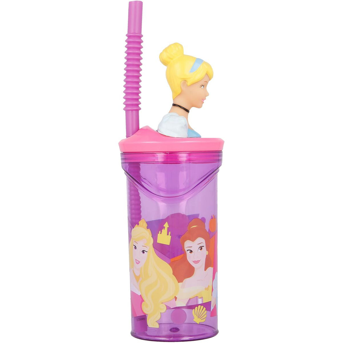 Disney Princess Muggen Med Sugrör Disney Princess Cz11334 3D Rosa