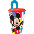 Mickey Mouse Muggen Med Sugrör Mickey Mouse Cz11364 430 Ml
