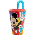 Mickey Mouse Muggen Med Sugrör Mickey Mouse Cz11364 430 Ml
