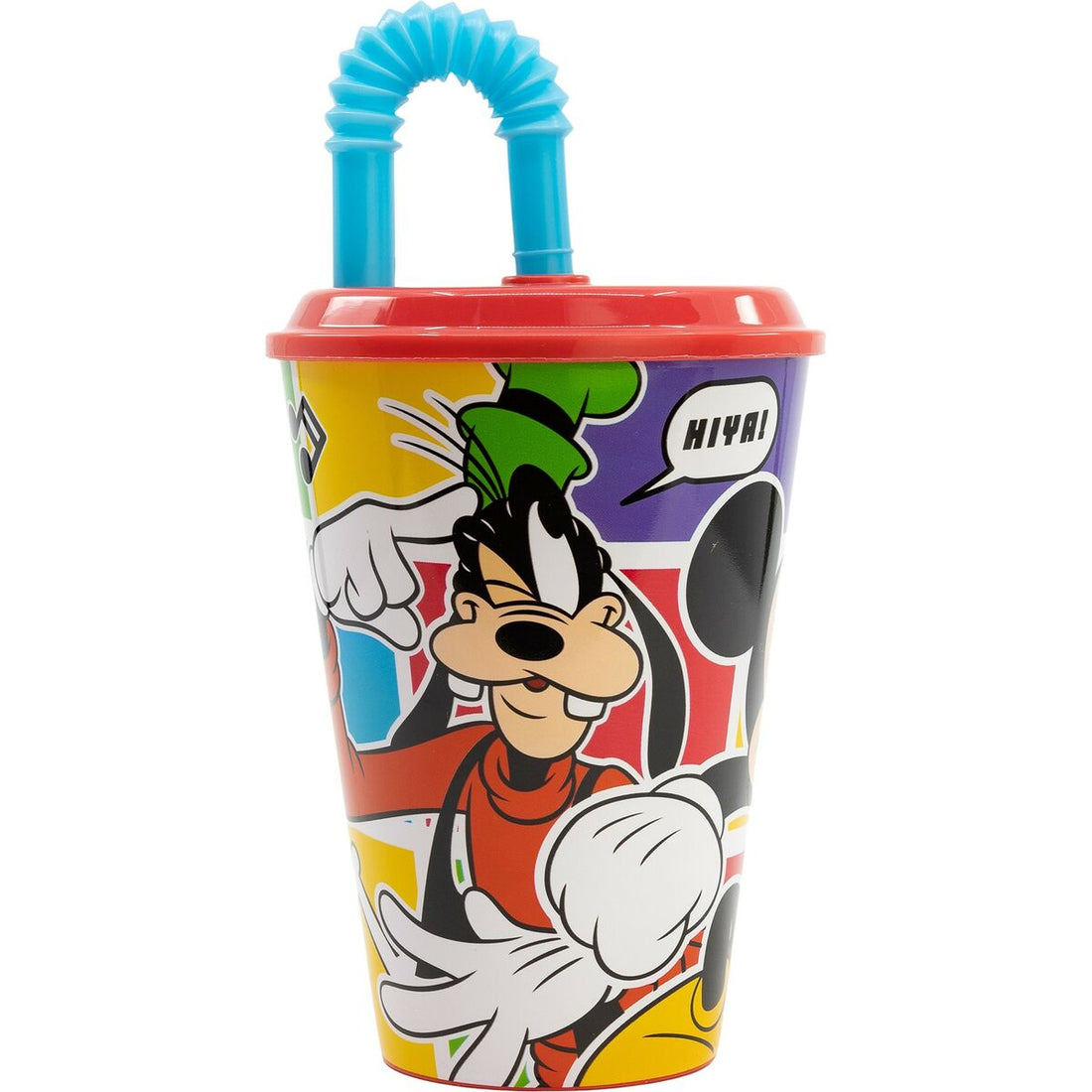 Mickey Mouse Muggen Med Sugrör Mickey Mouse Cz11364 430 Ml