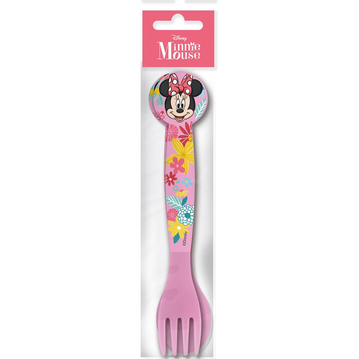 Minnie Mouse Bestick-Set Minnie Mouse Cz11401 Rosa Plast 2 Delar