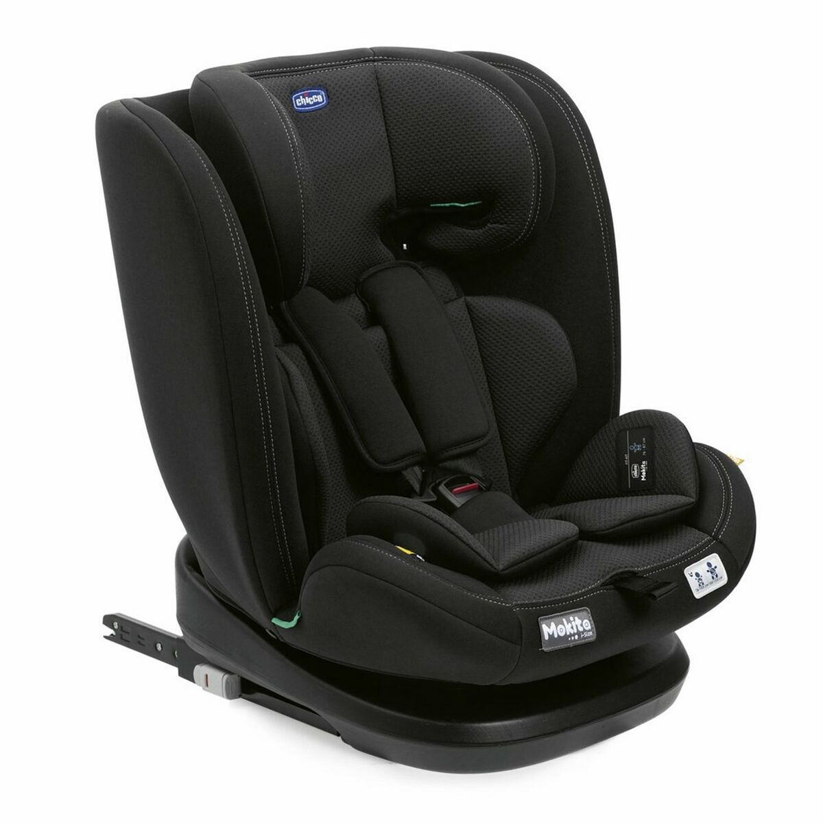 Chicco Bilstol Chicco 0+ (De 0 A 13 Kilos) I (9 - 18 Kg) Ii (15-25 Kg) Iii (22 - 36 Kg) Ece R129/04 Svart